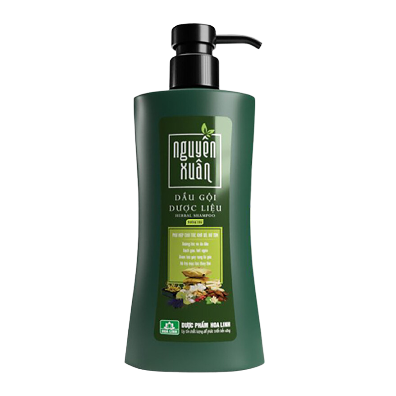 Dầu Gội Dược Liệu Nguyên Xuân Xanh Dưỡng Tóc 450ml